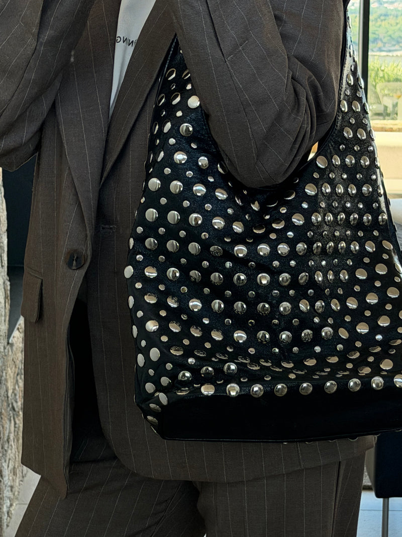 Sac a main clouté (grand modèle)