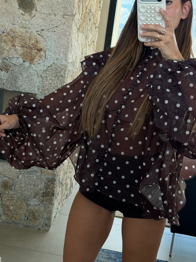Chemisier à pois
